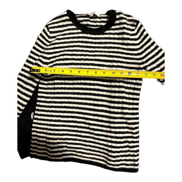 Madewell Colette Sweater in Leamore Stripe size xs wool blend - Picture 6 of 7